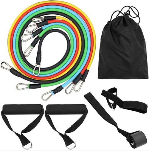 TPE Resistance Bands Set – 11 Piece Home Gym Kit