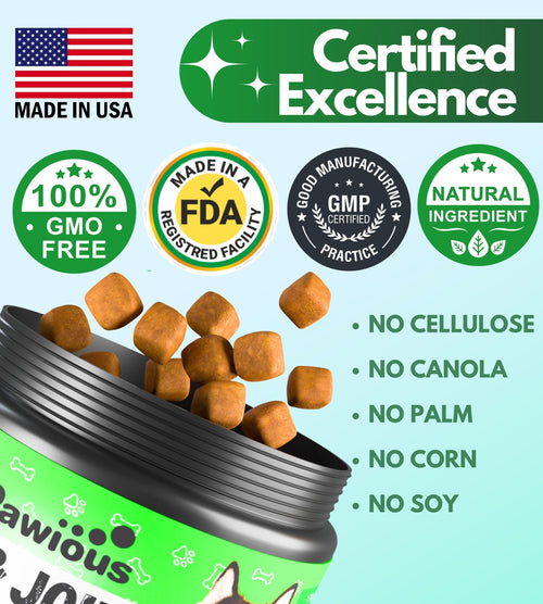 Dosage guide by weight for Advanced Hip and Joint Chews for dogs